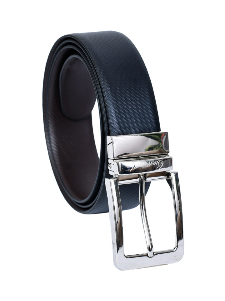 Dual Venin Leather Men Reversible Belt